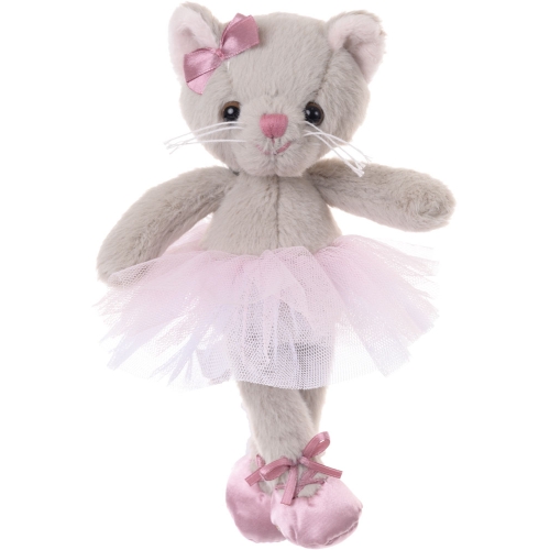 Bukowski-Grey kitty ballerina with pink skirt 27 cm